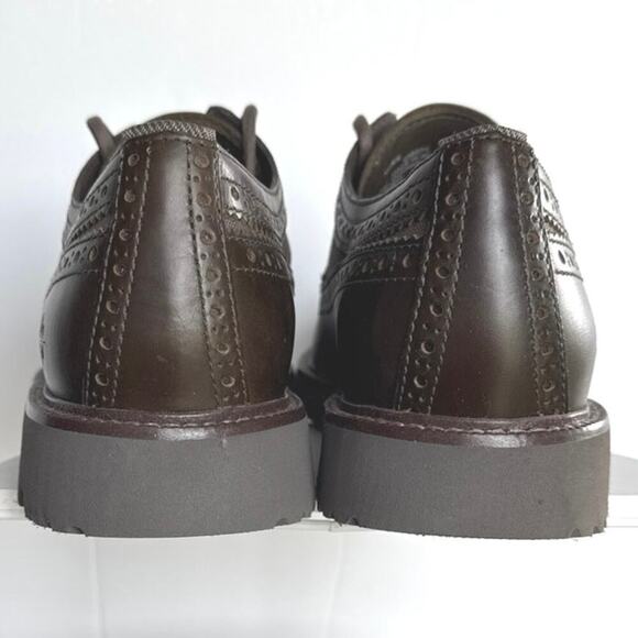 NEW Cole Haan Mens 8.5M American Classics Longwing Oxfords Truffle Egret Brown - Picture 6 of 9